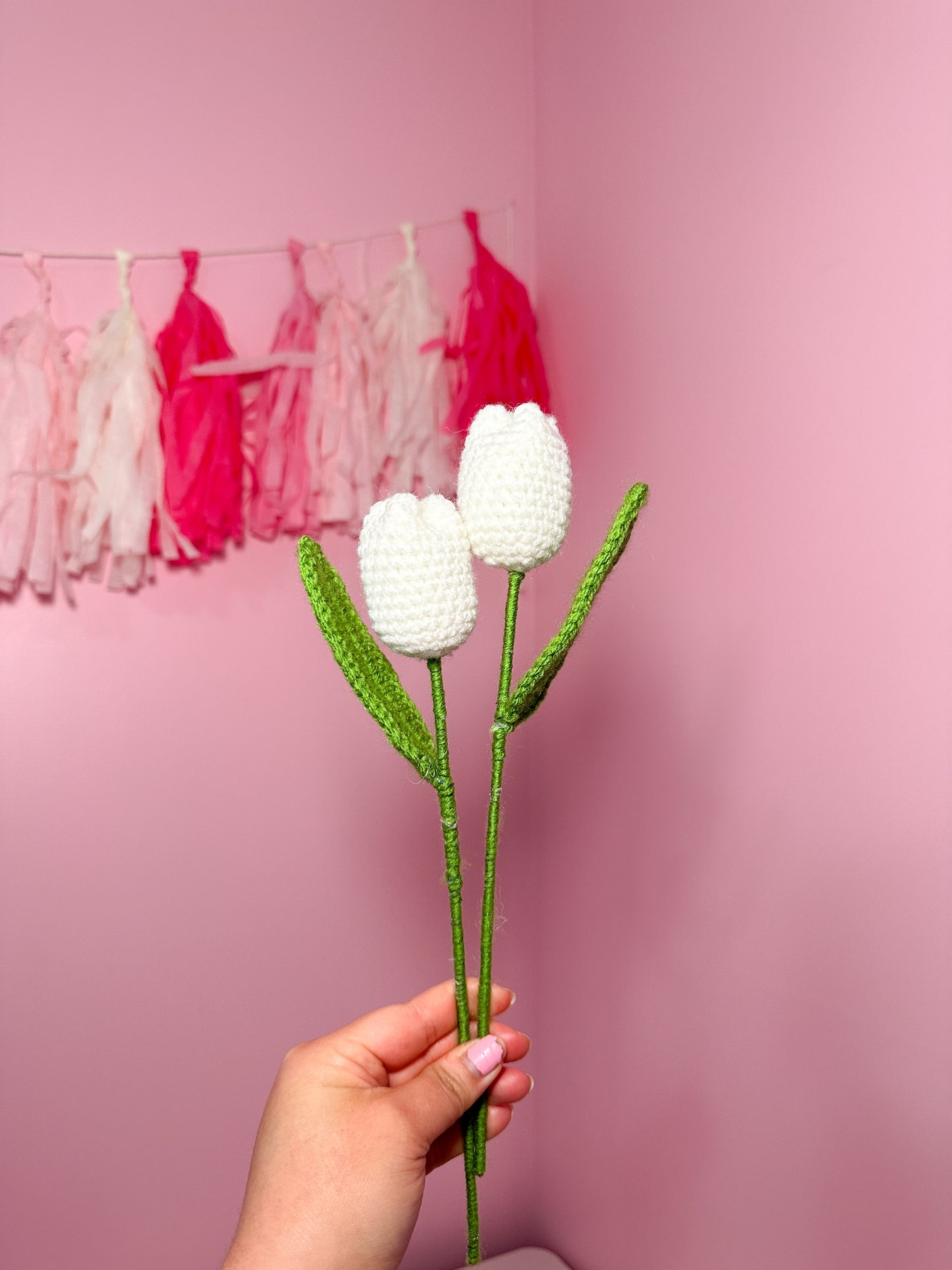 Crochet tulip