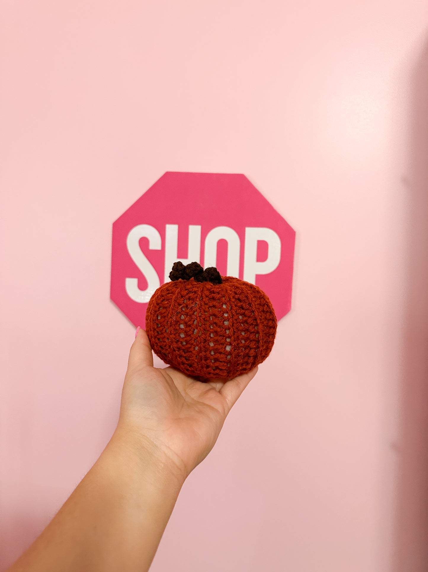 Crochet pumpkin
