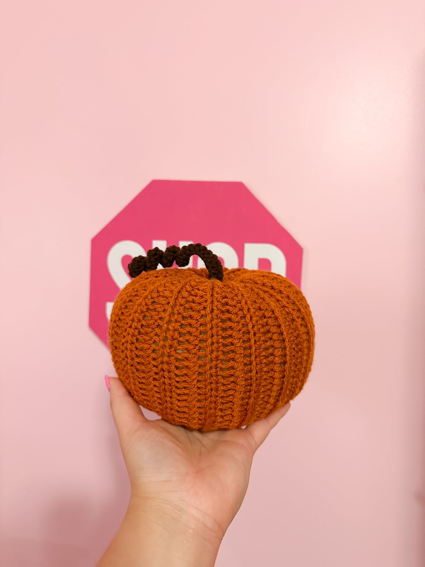 Crochet pumpkin