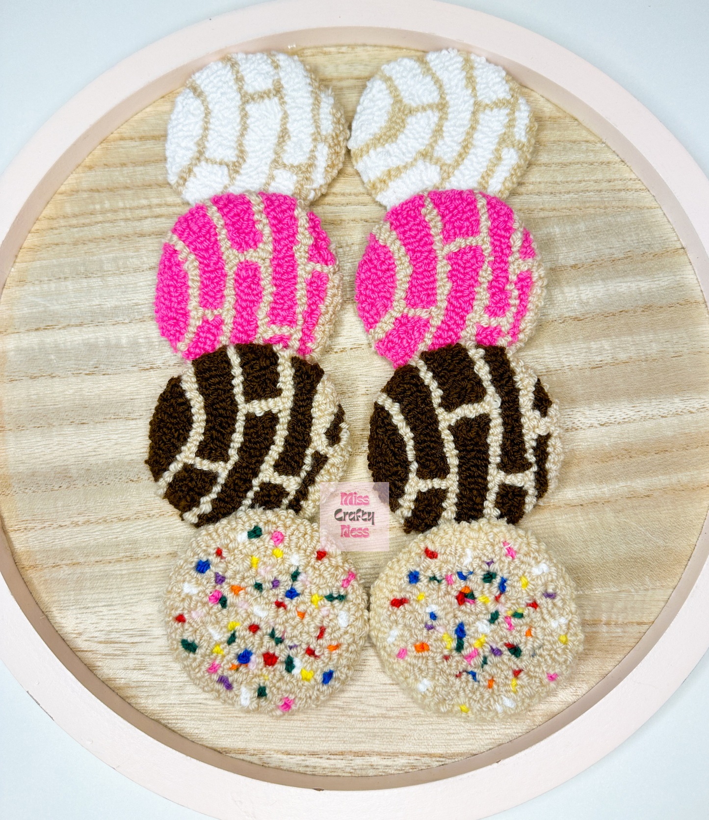 Pan dulce car coasters (2 pack)