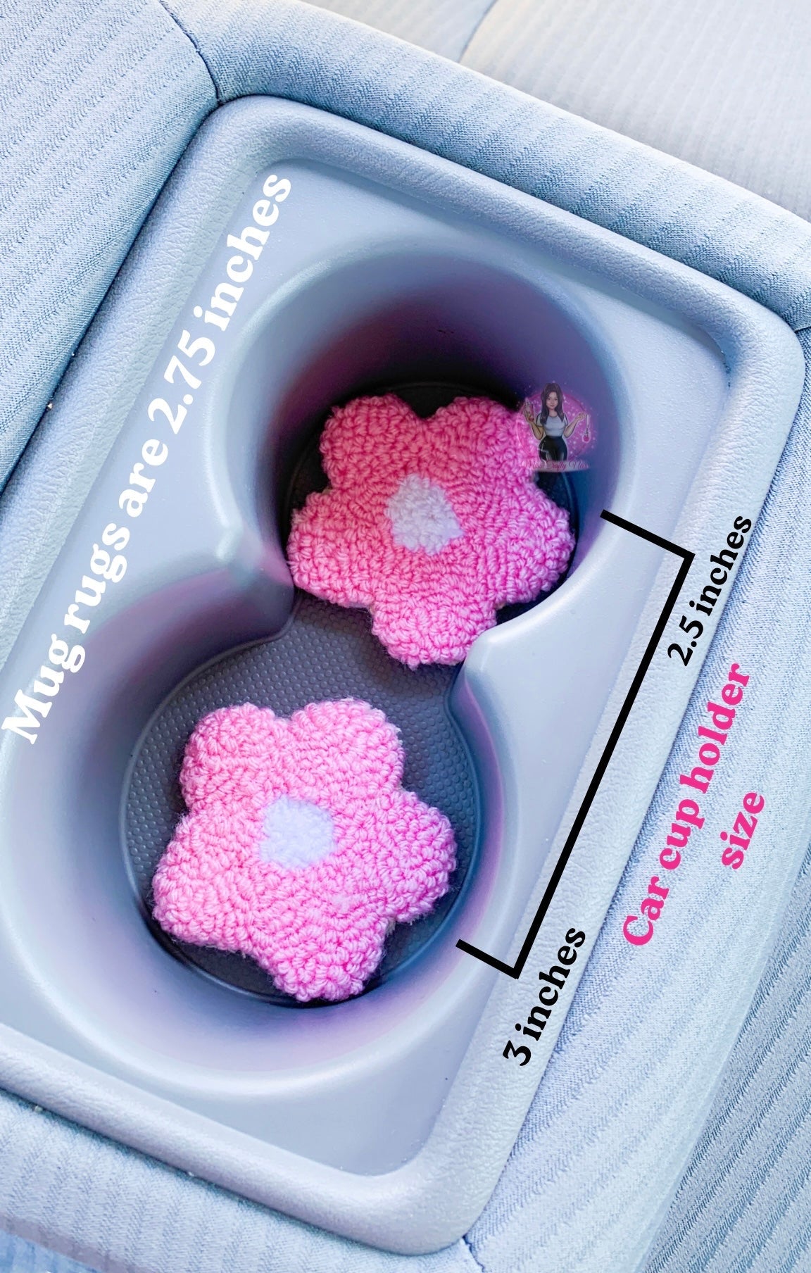 Pan dulce car coasters (2 pack)