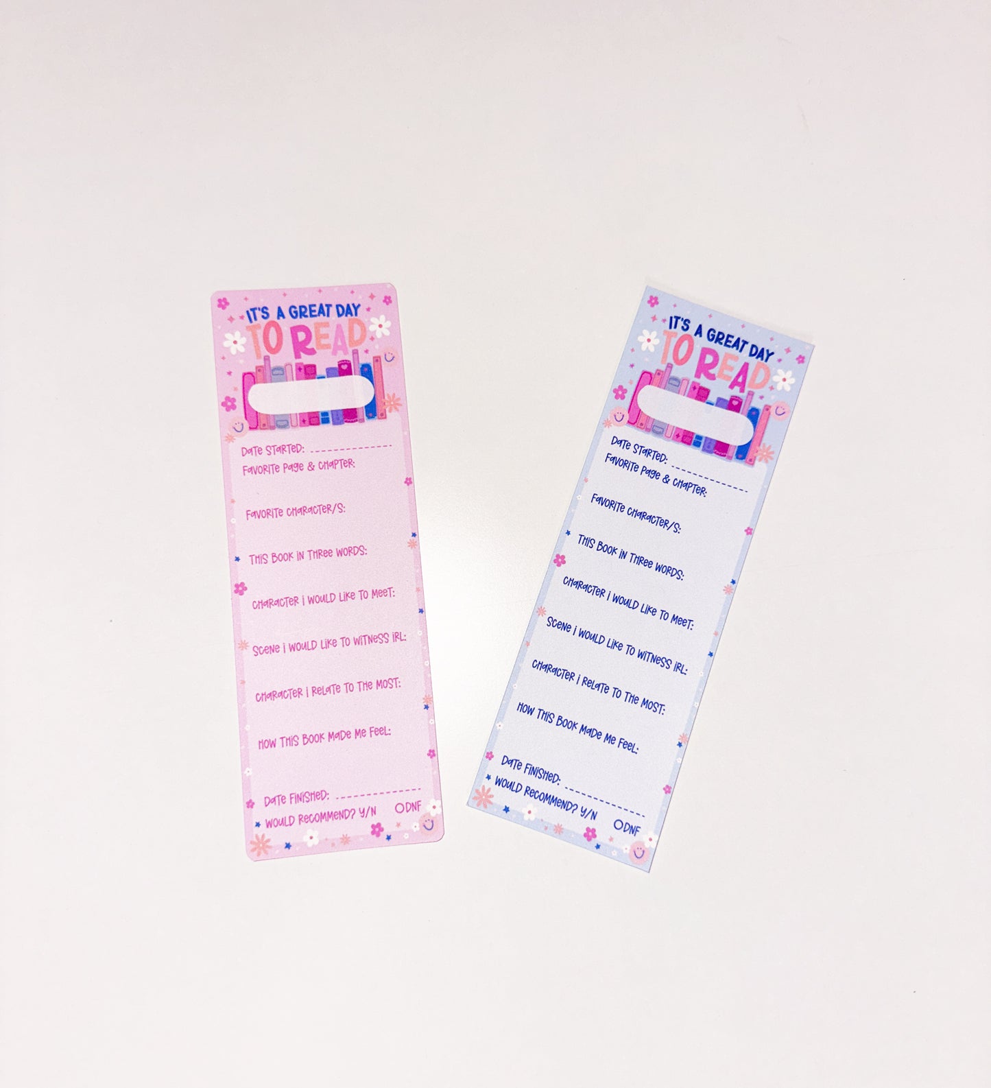 Great day to read cardstock bookmark