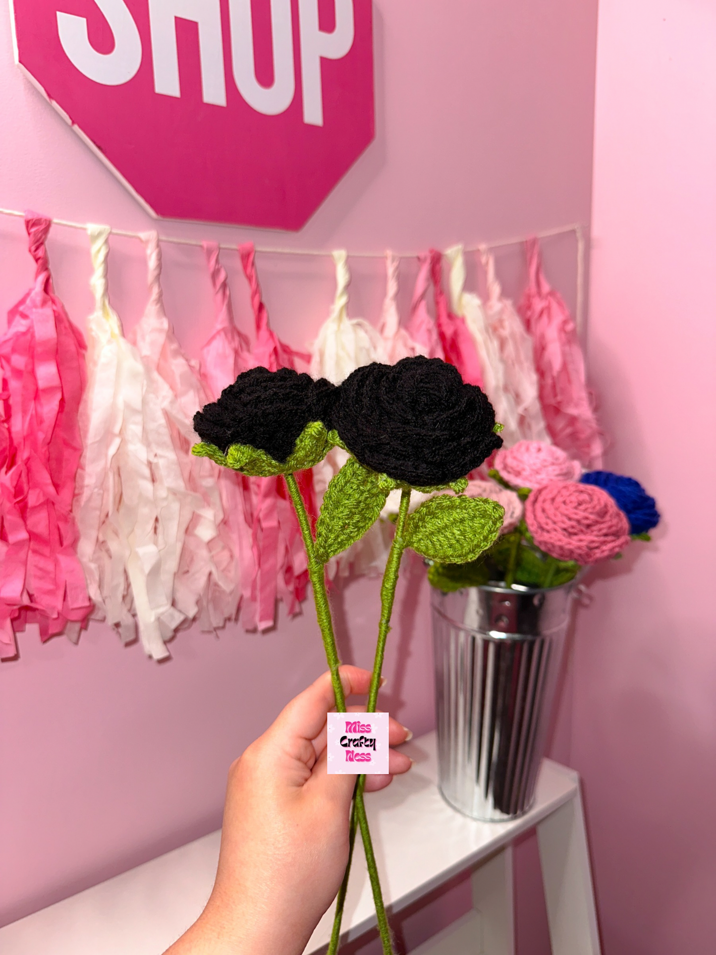 Crochet rose