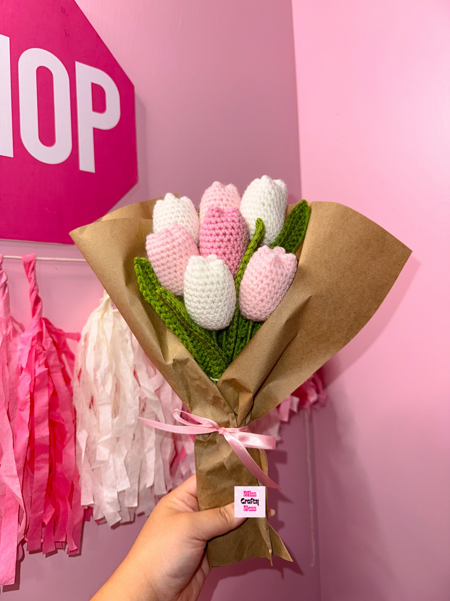 Crochet Tulip bouquet