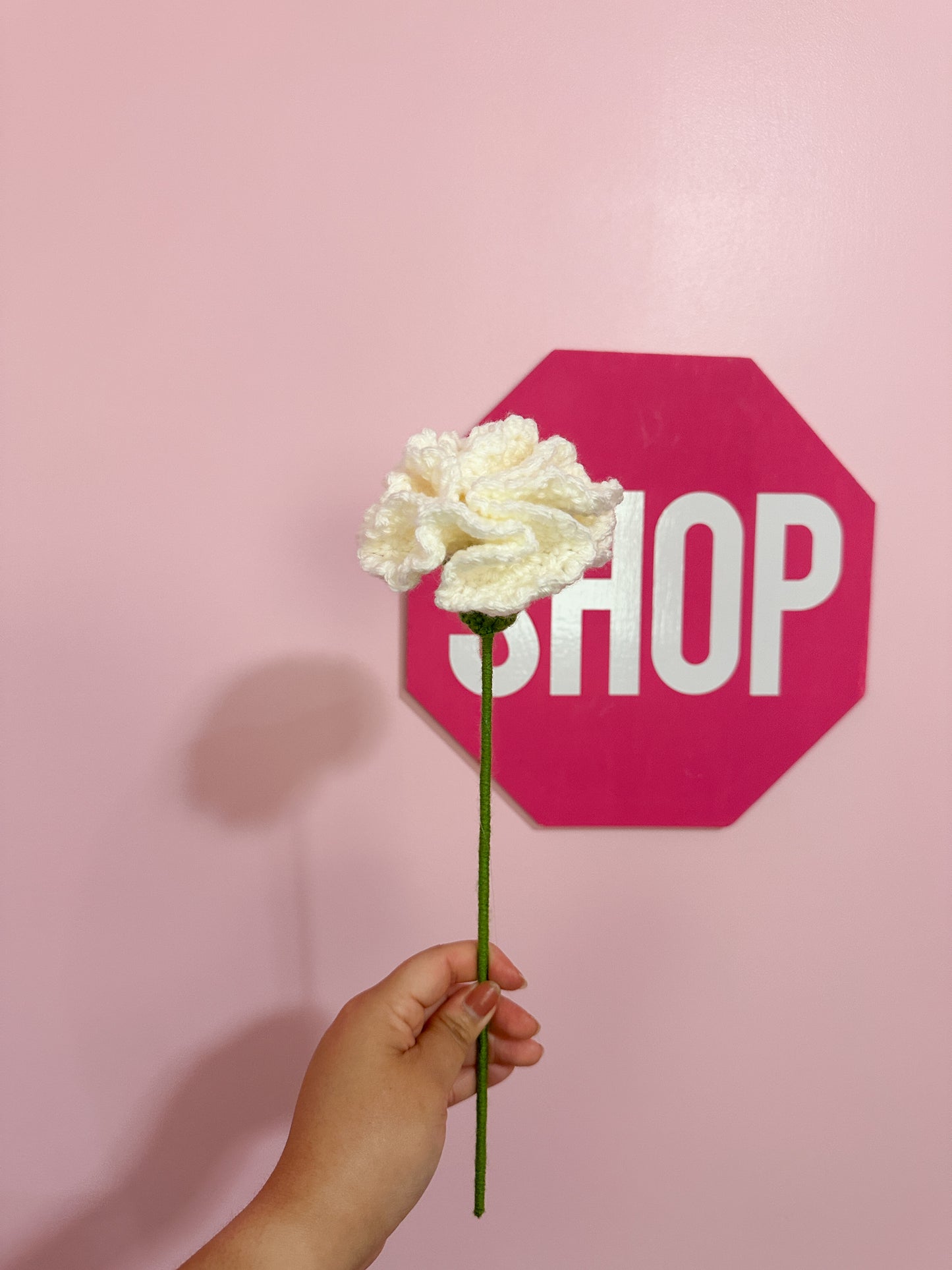 Crochet carnation