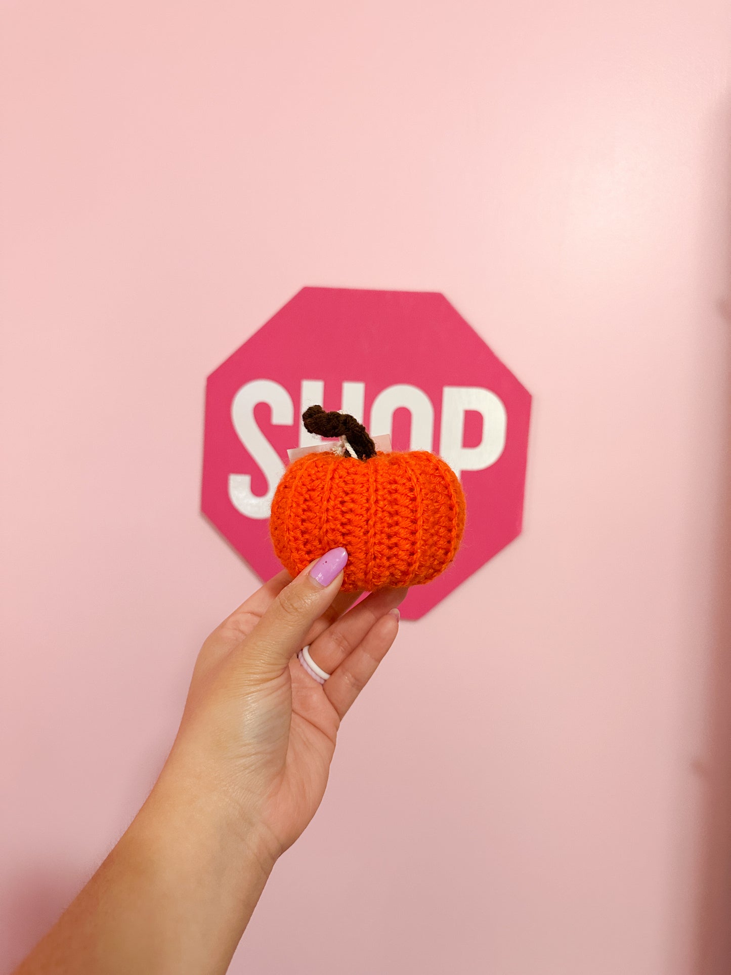 Crochet pumpkin