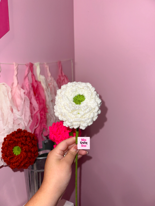 Crochet chrysanthemum