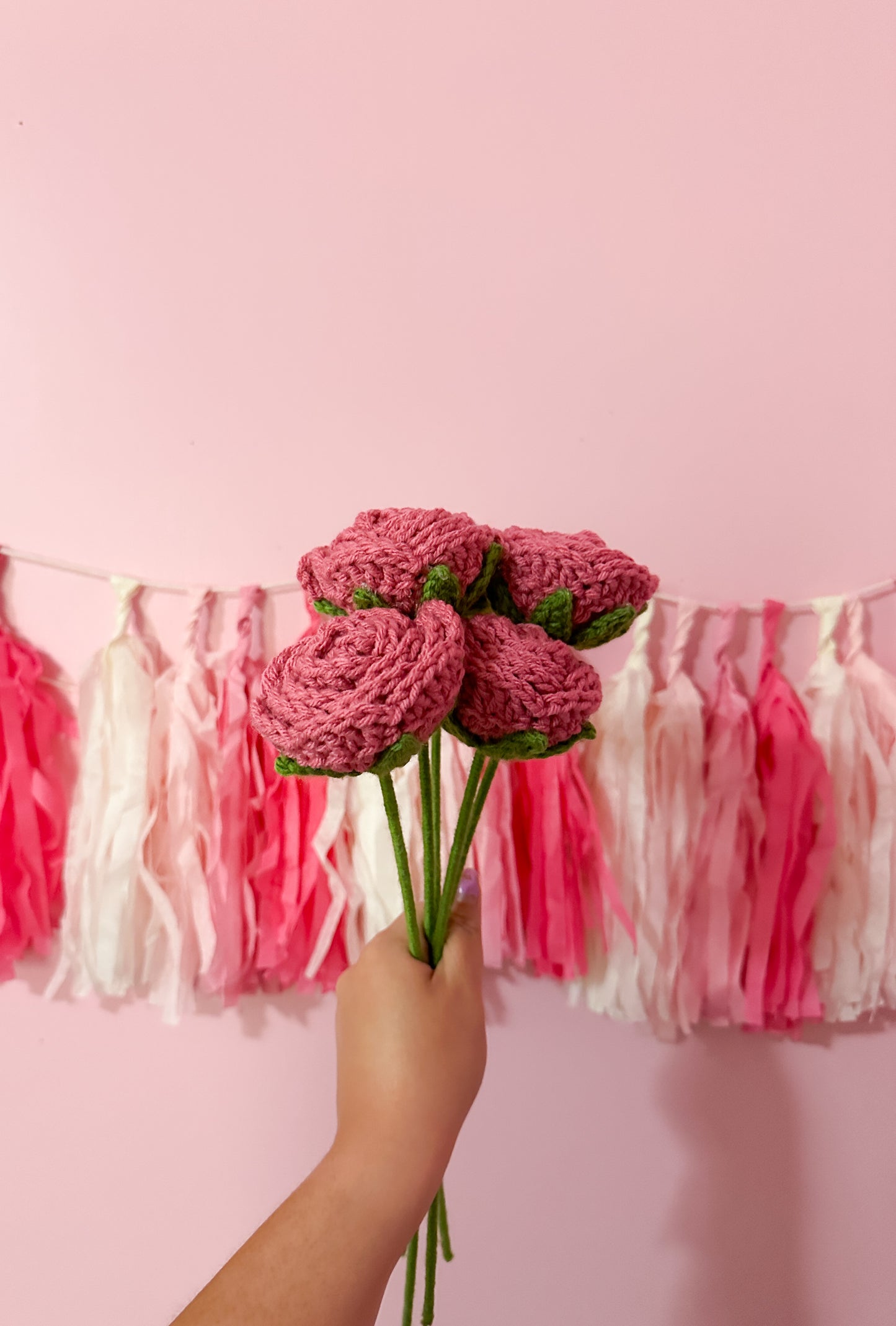 Crochet rose