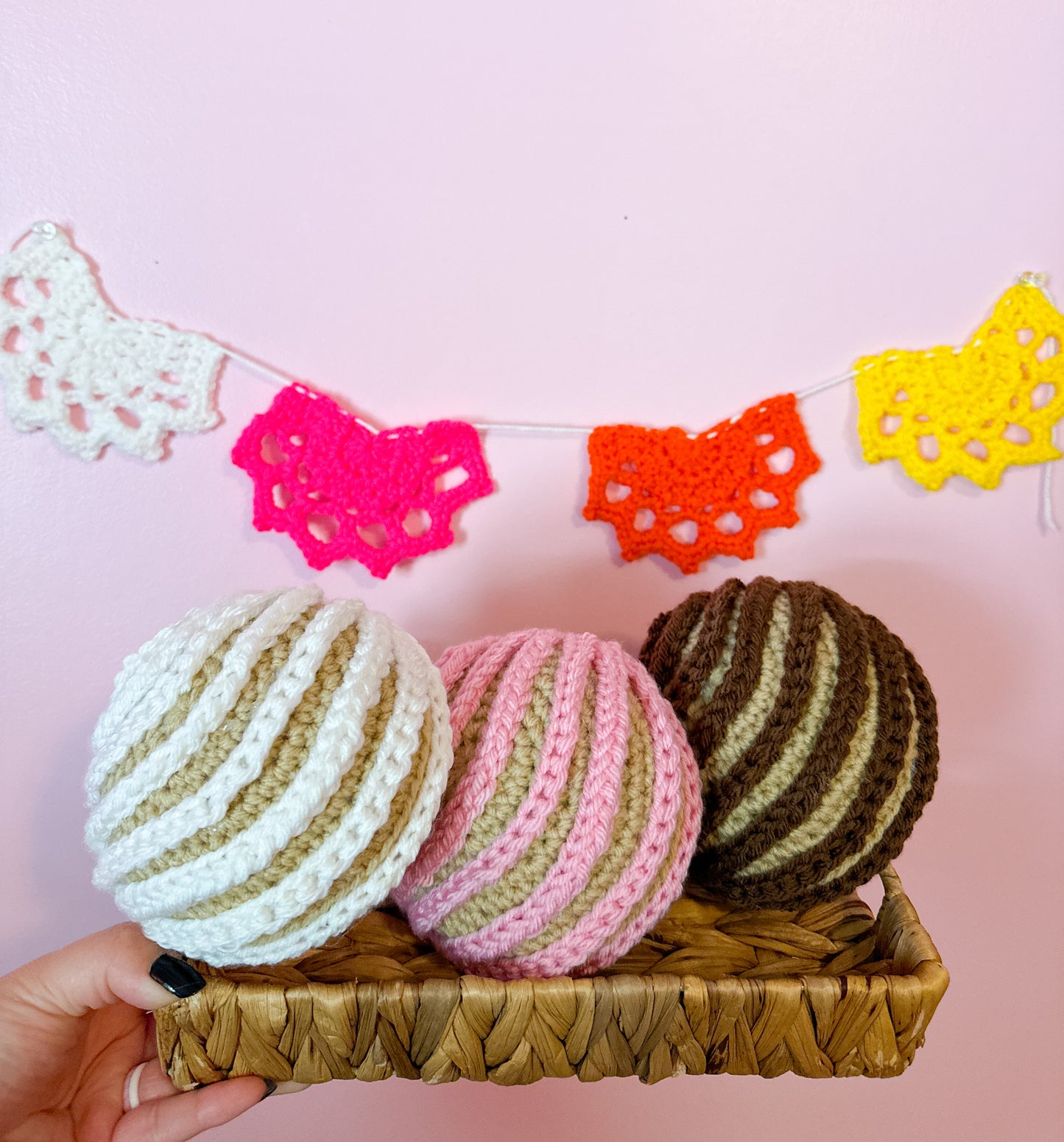 Crochet conchas