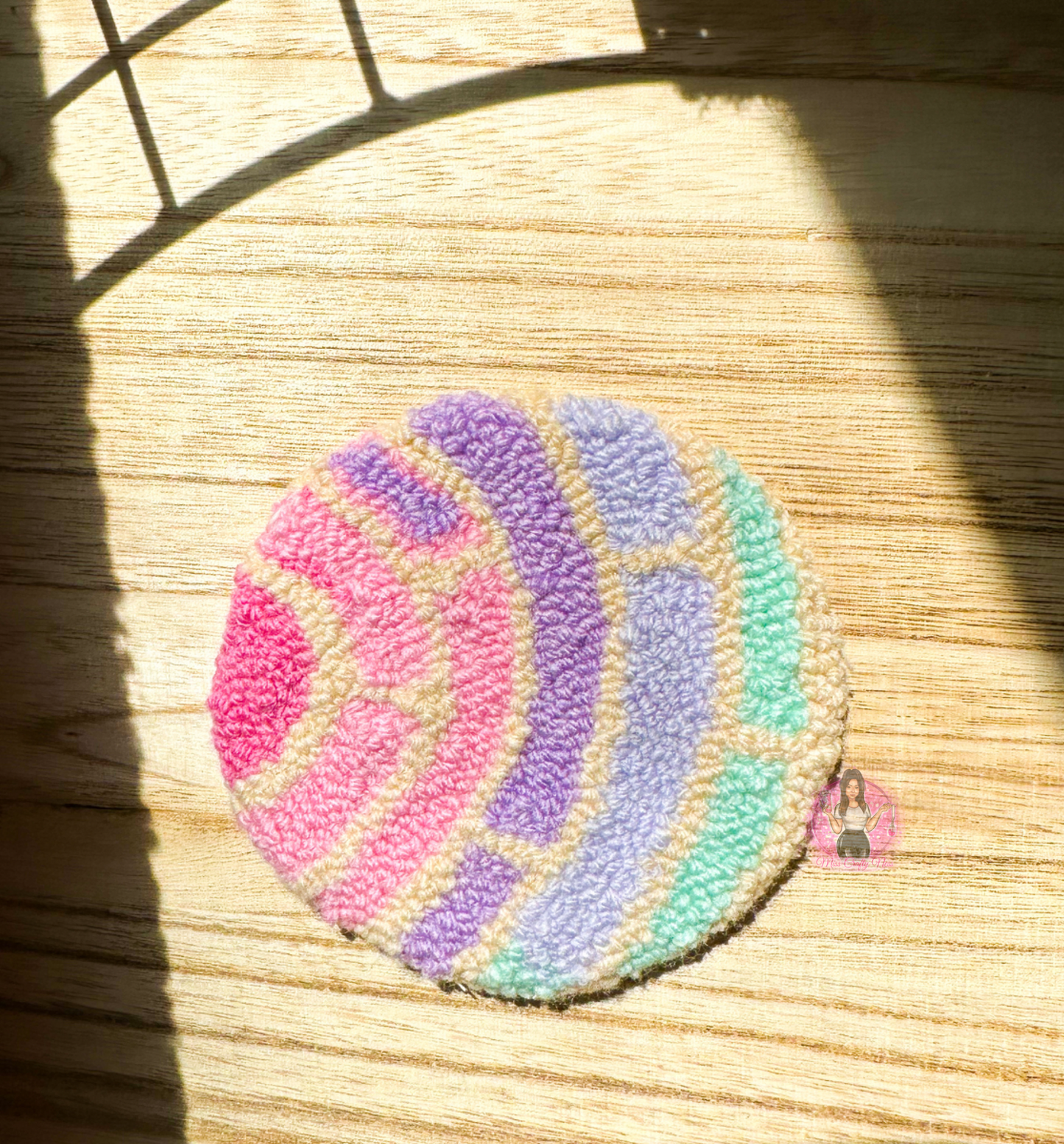 Conchita mug rug coaster