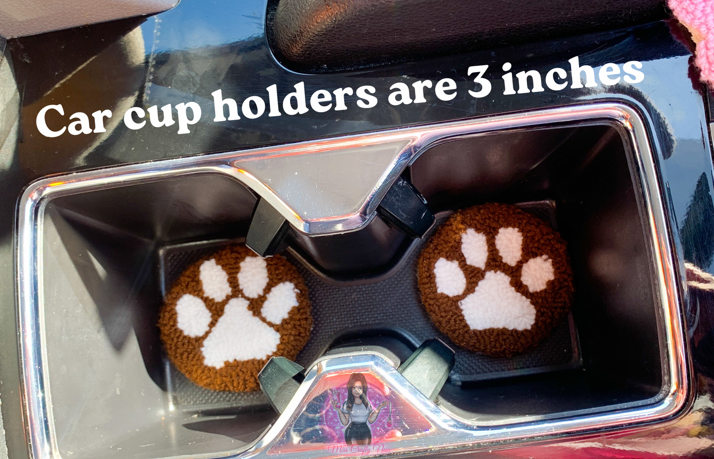Mug rug car coasters (2 pack)