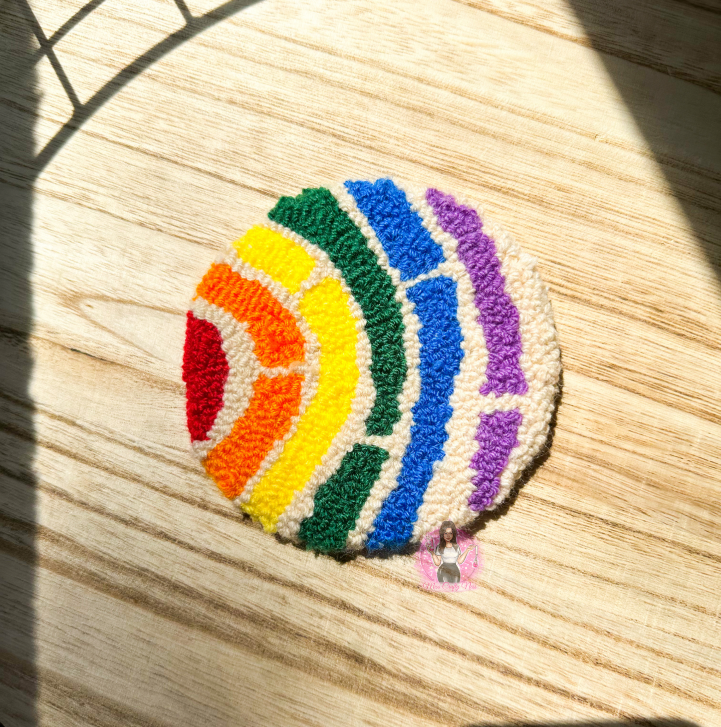 Conchita mug rug coaster