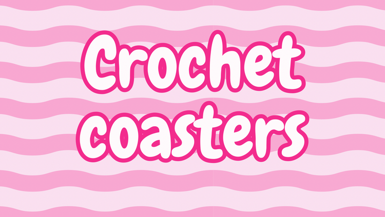 Crochet coasters
