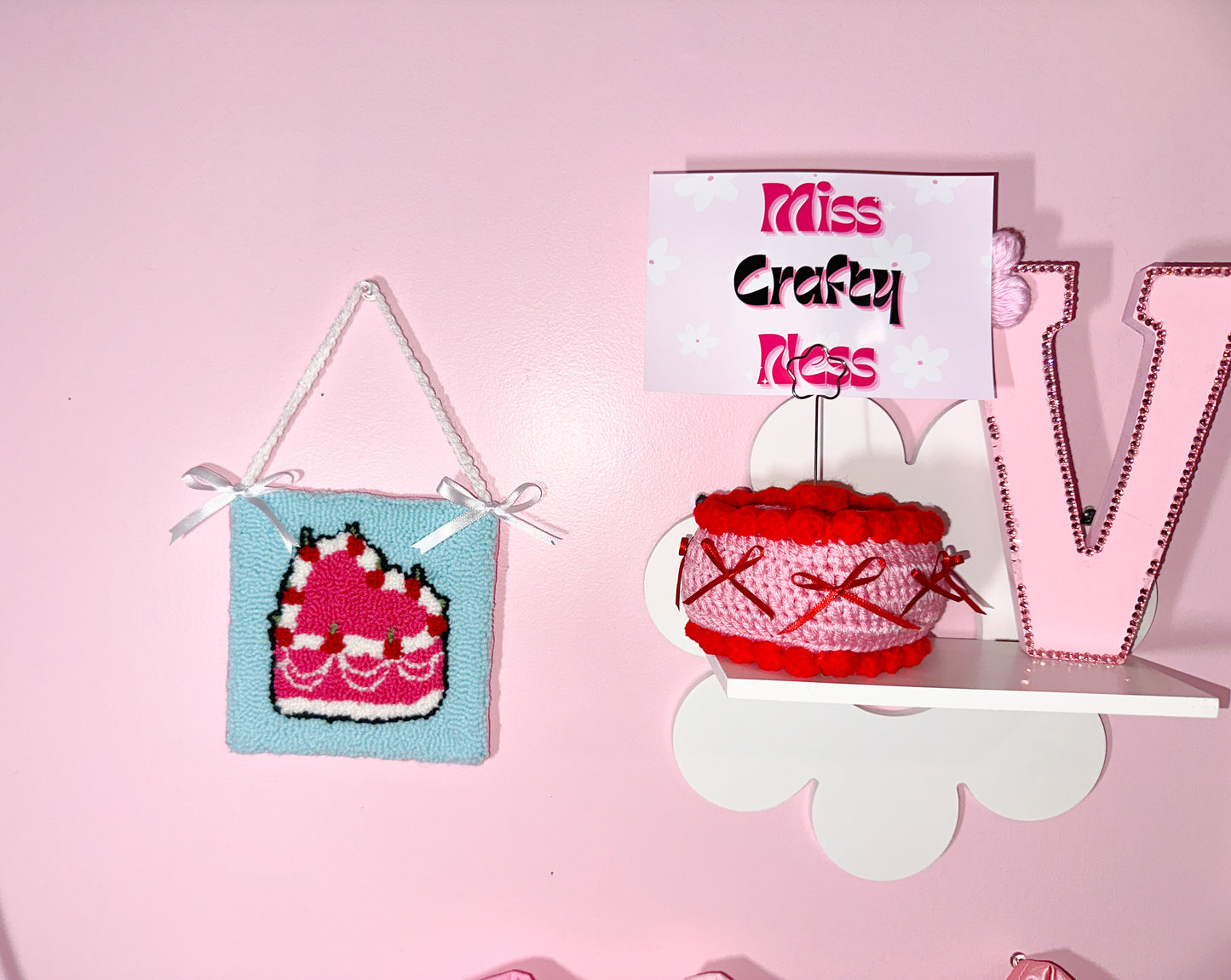 Cake wall art hanging