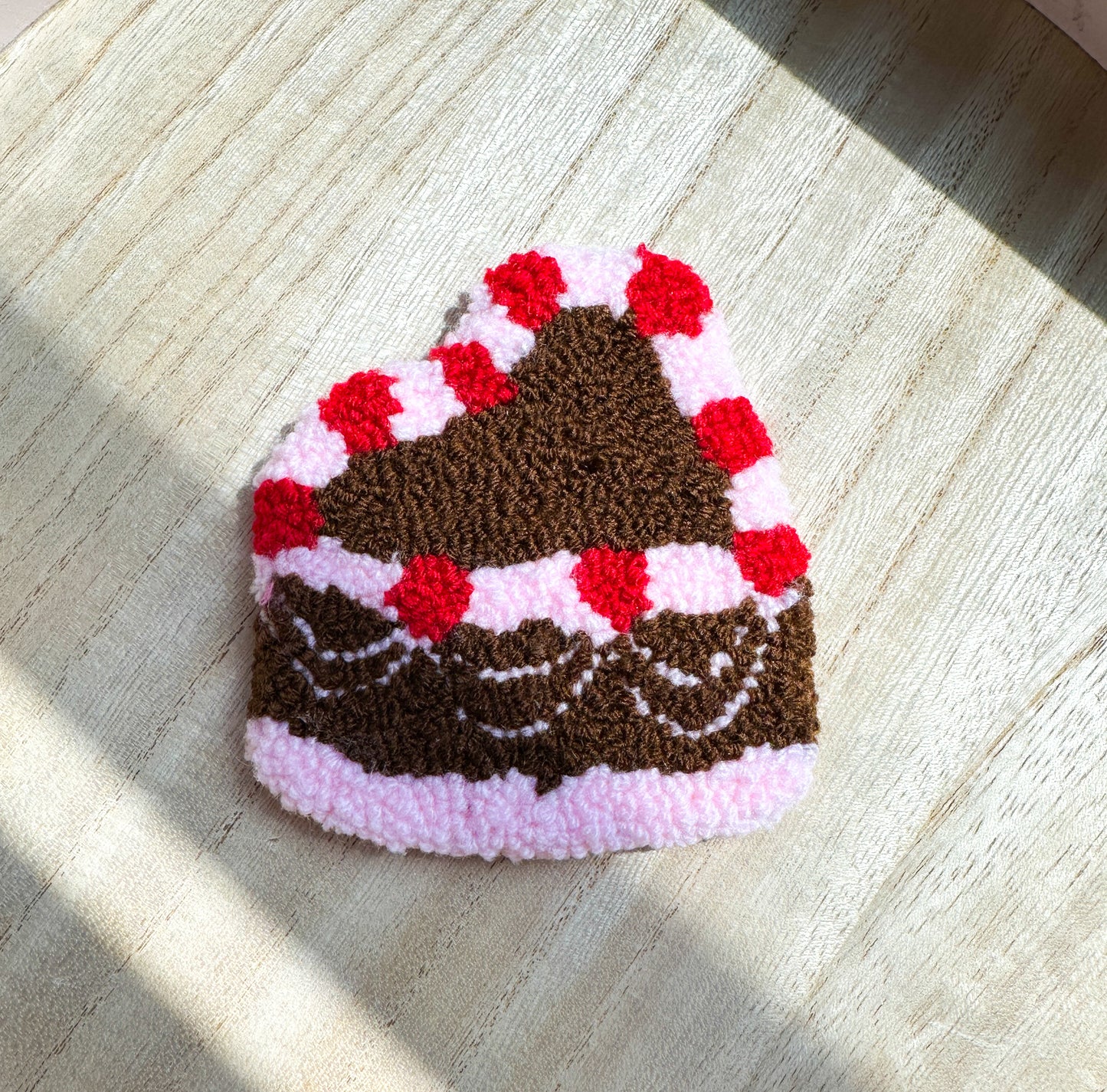 Cake mug rug coaster