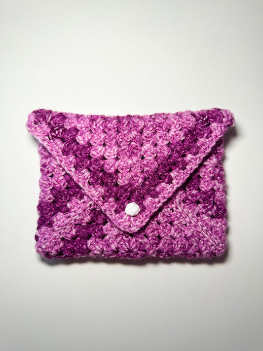 Purple ombré Crochet e-reader sleeve