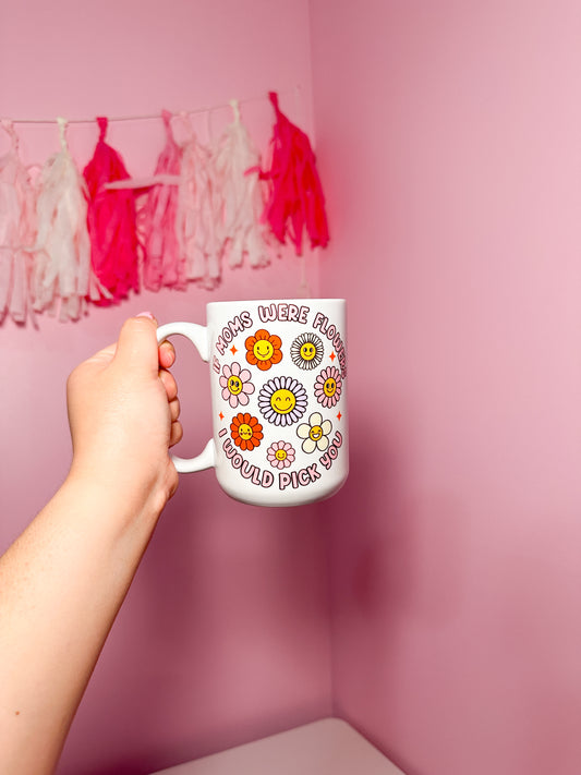 15oz flower mom mug