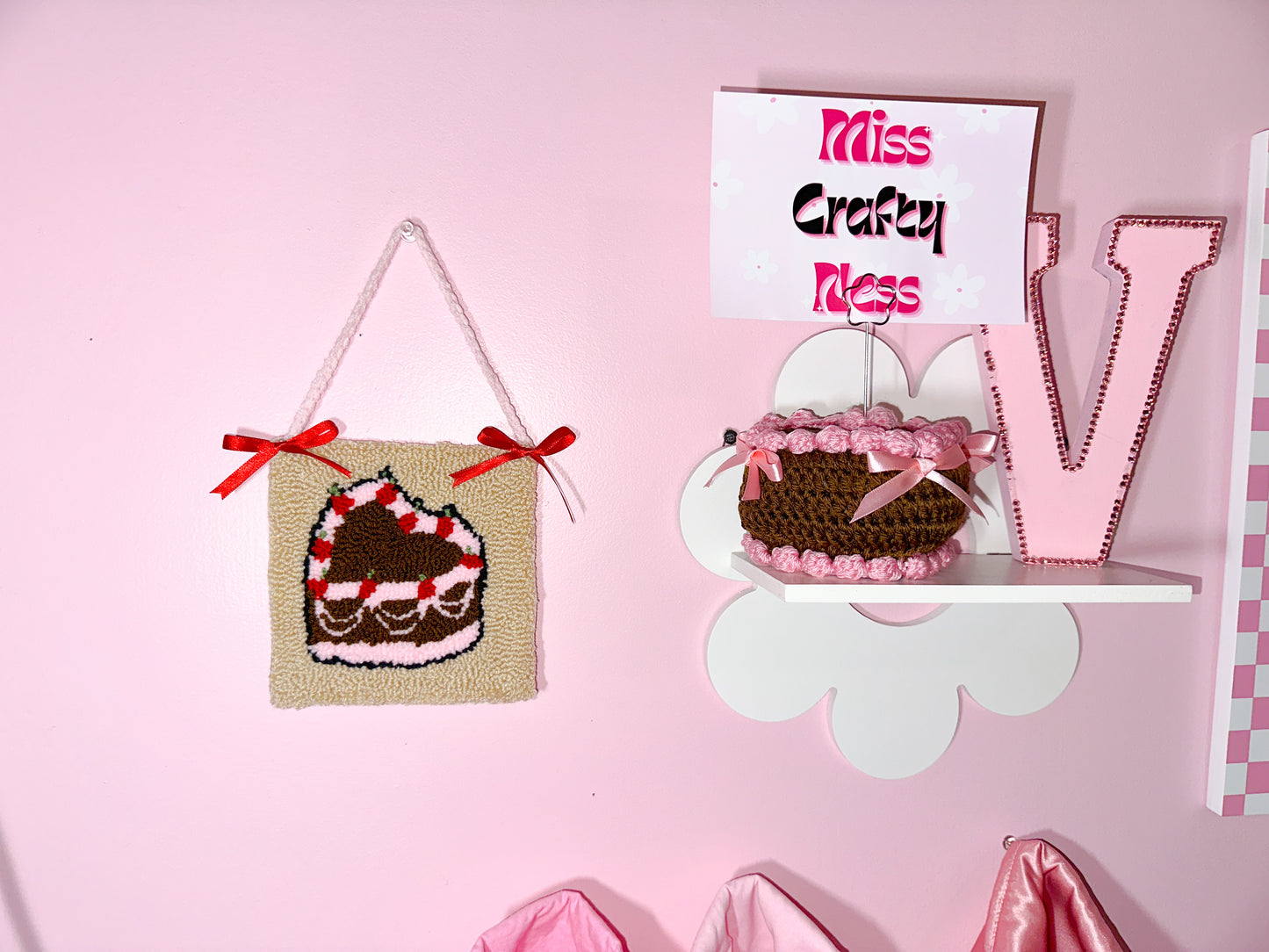 Cake wall art hanging