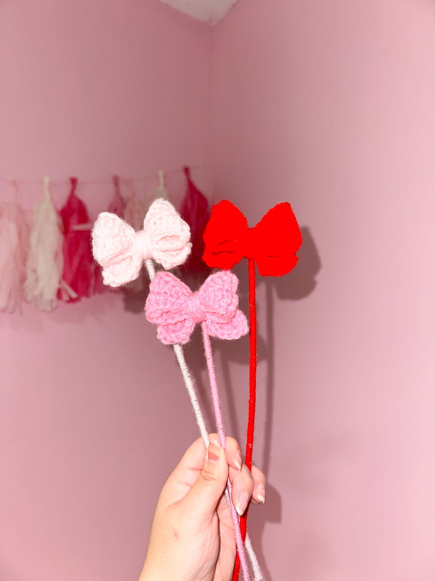 Crochet bouquet filler