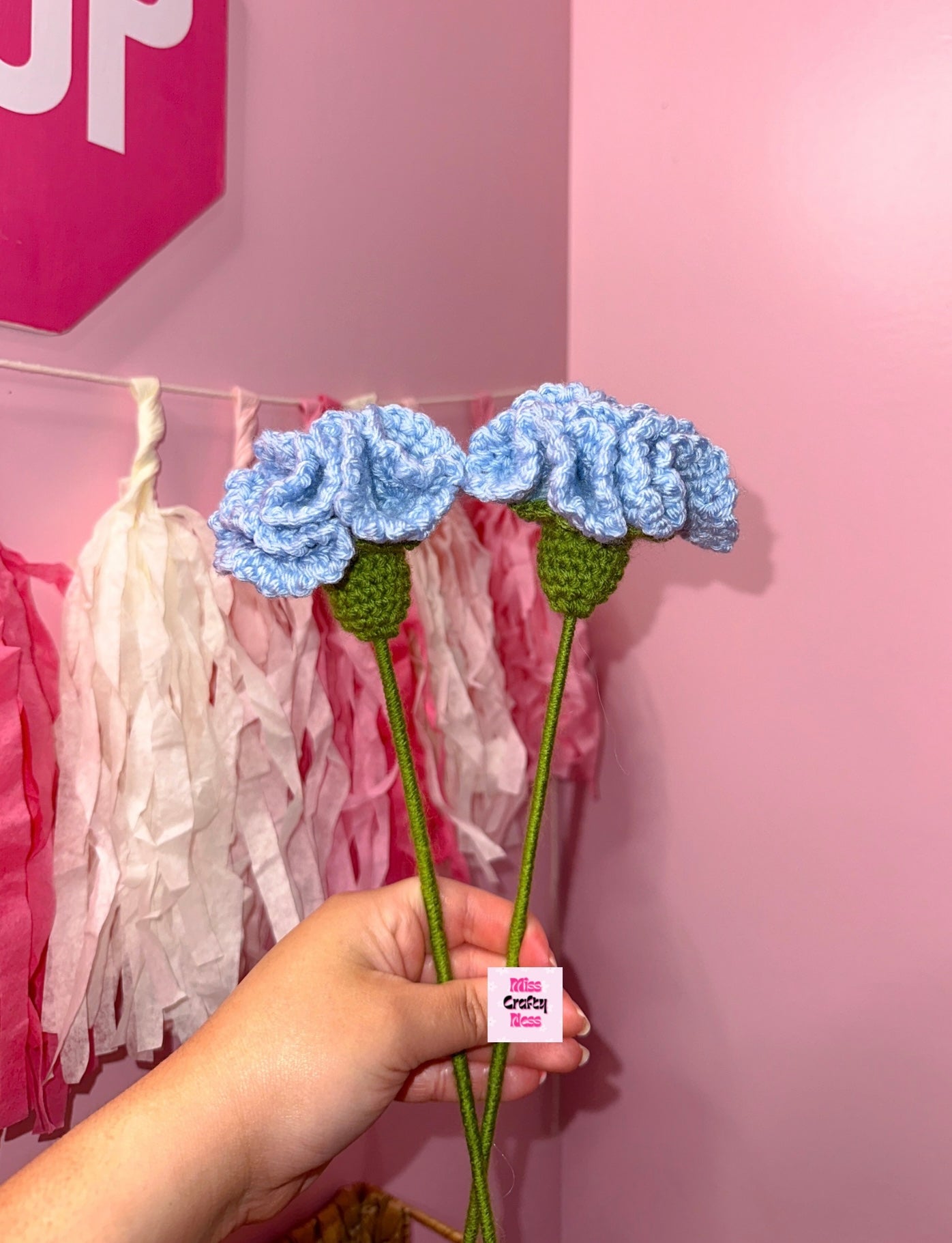 Crochet carnation