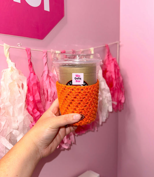 Crochet cup sleeve