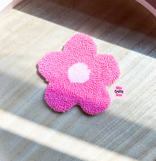 Flower mug rug coaster