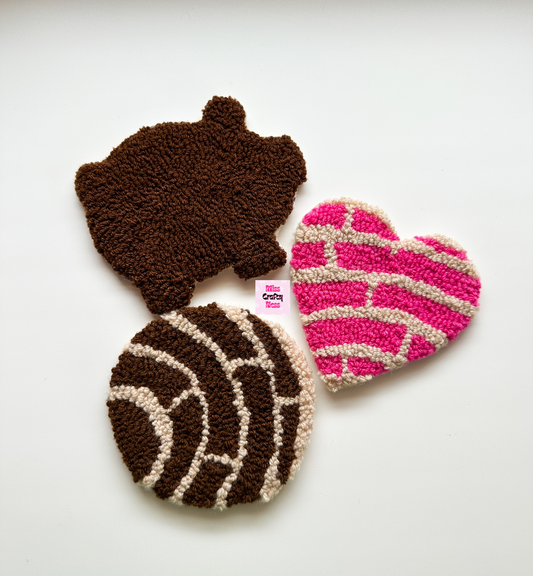 Pan dulce mug rug coaster
