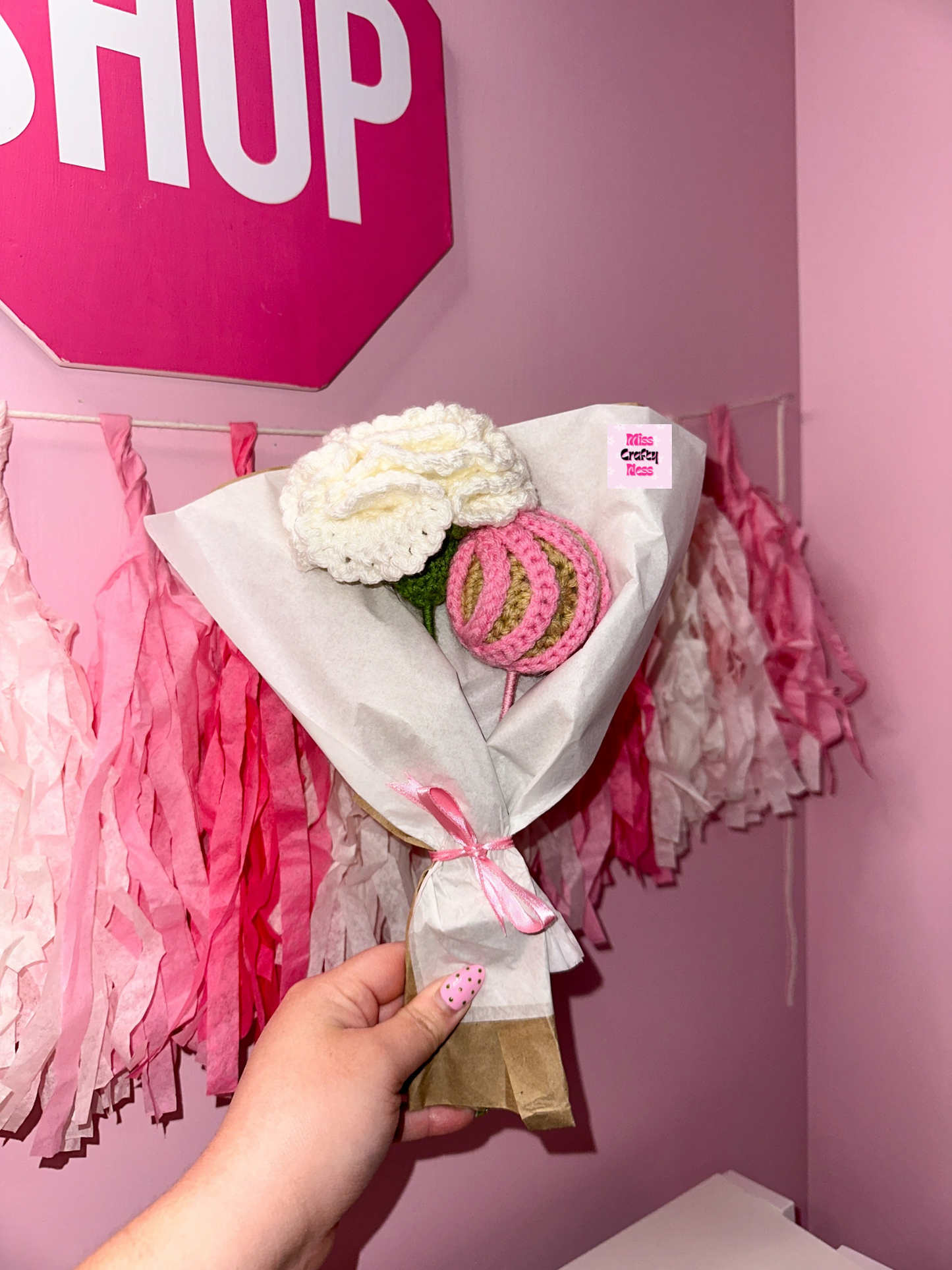 Crochet Conchita bouquet