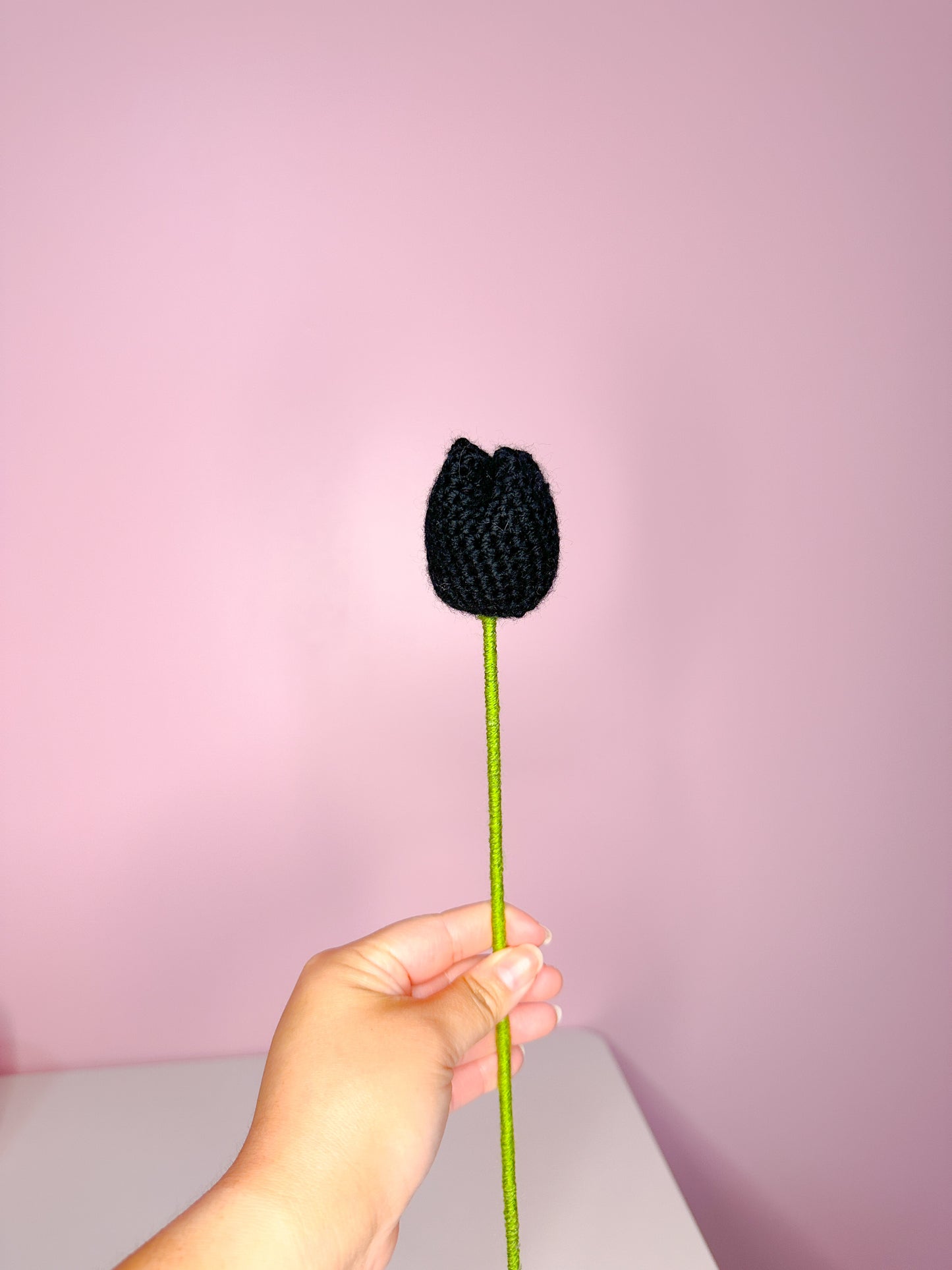 Crochet tulip