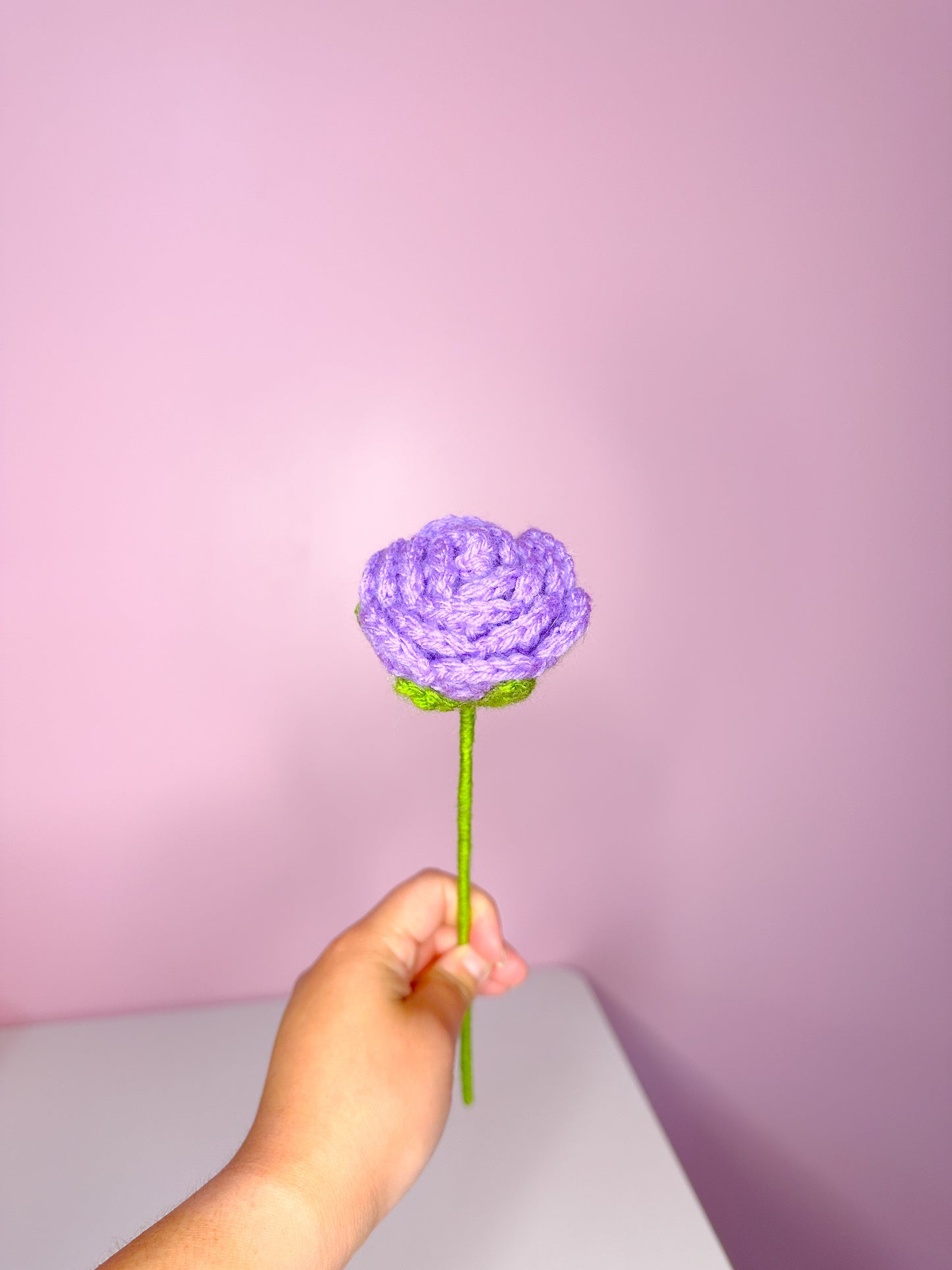 Crochet rose