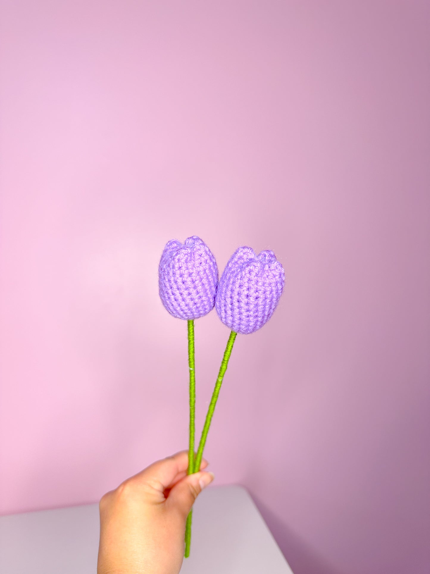 Crochet tulip