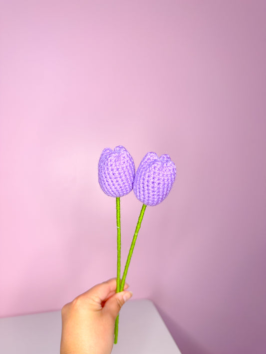 Crochet tulip