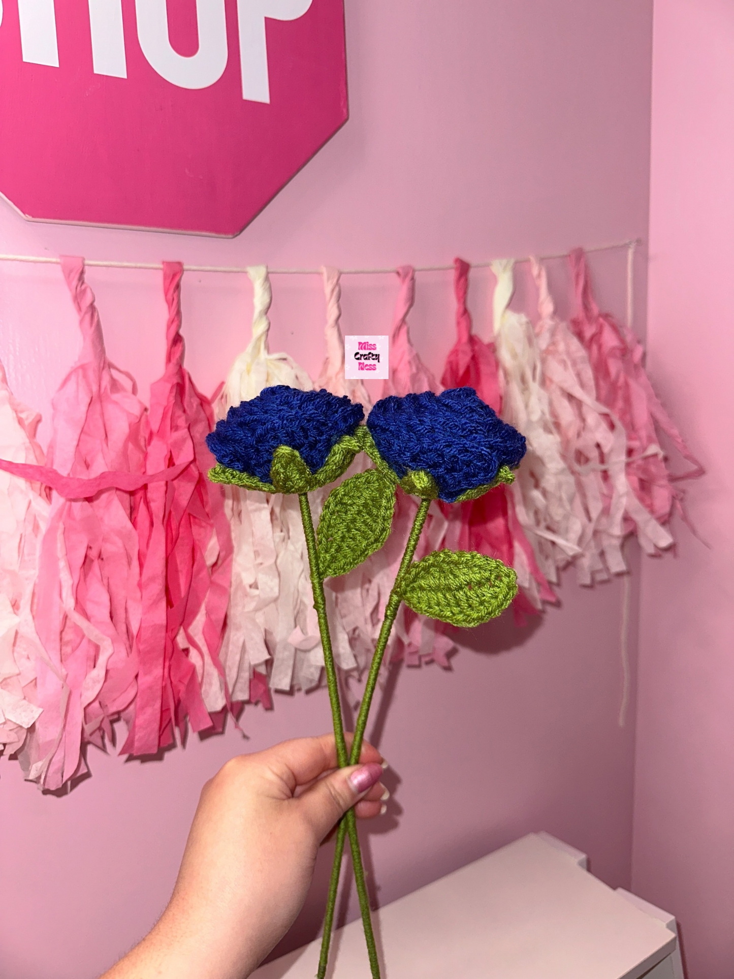 Crochet rose