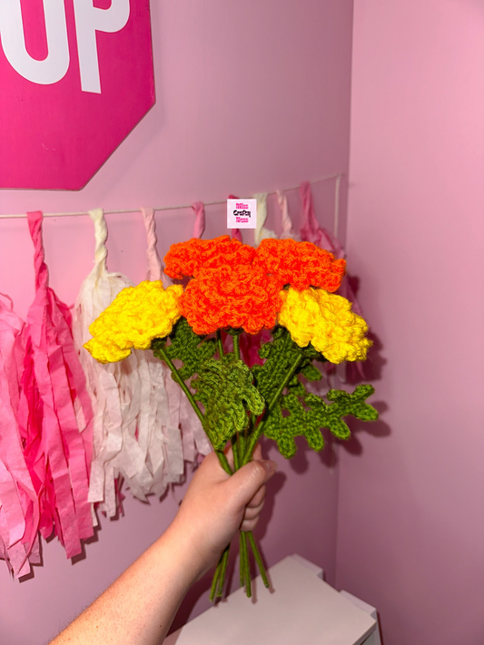 Crochet Marigold/Cempasúchil