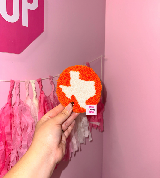 Texas mug rug coaster
