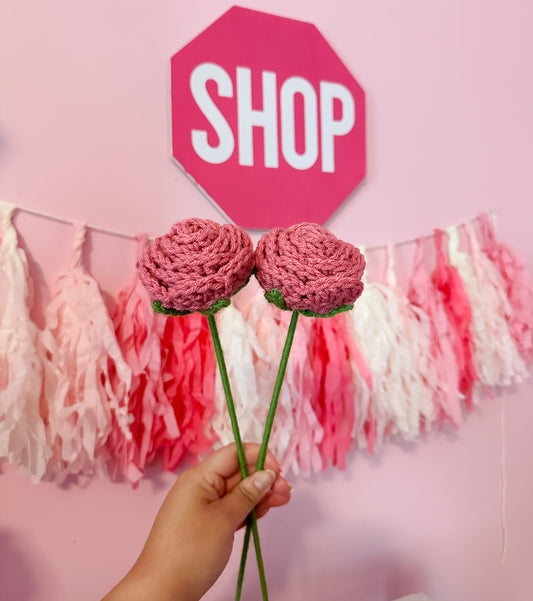 Crochet rose