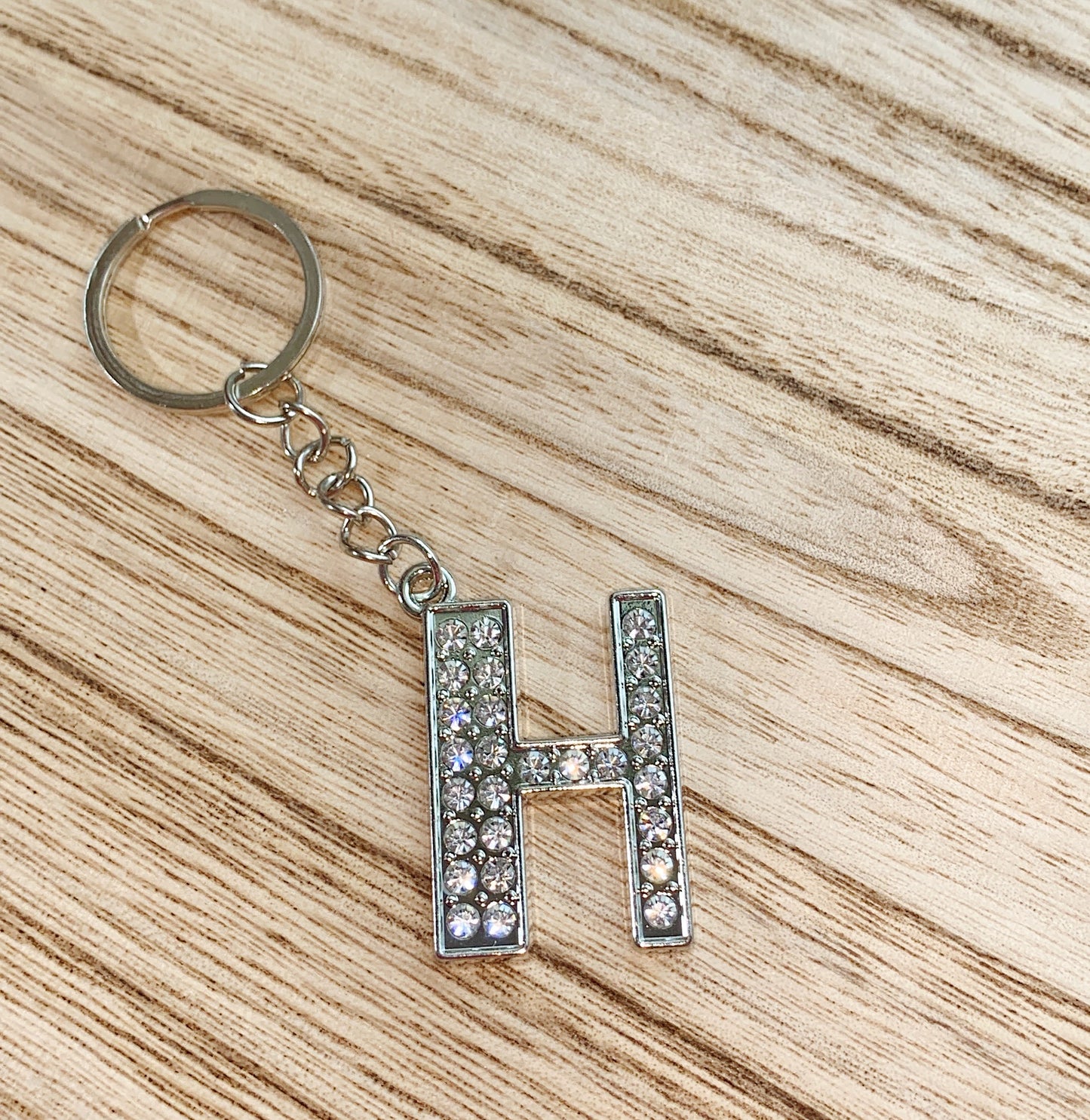 Bling Letter Keychain