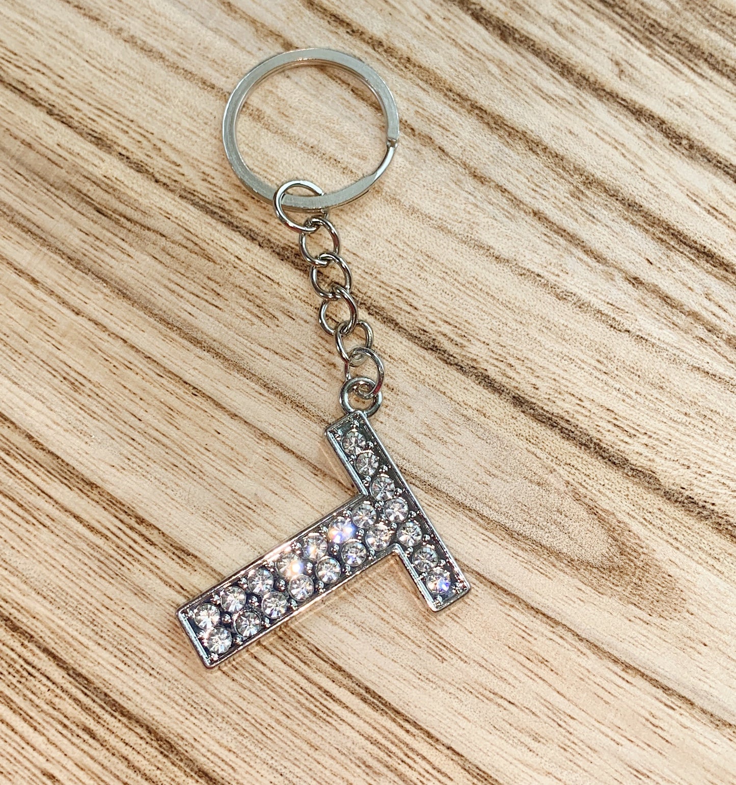 Bling Letter Keychain