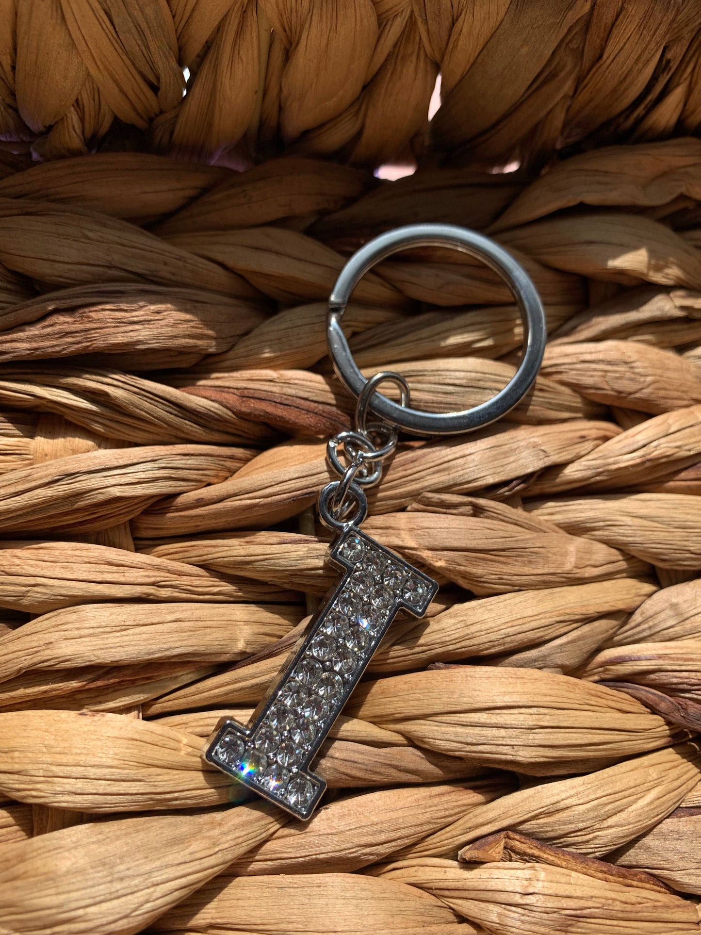 Bling Letter Keychain