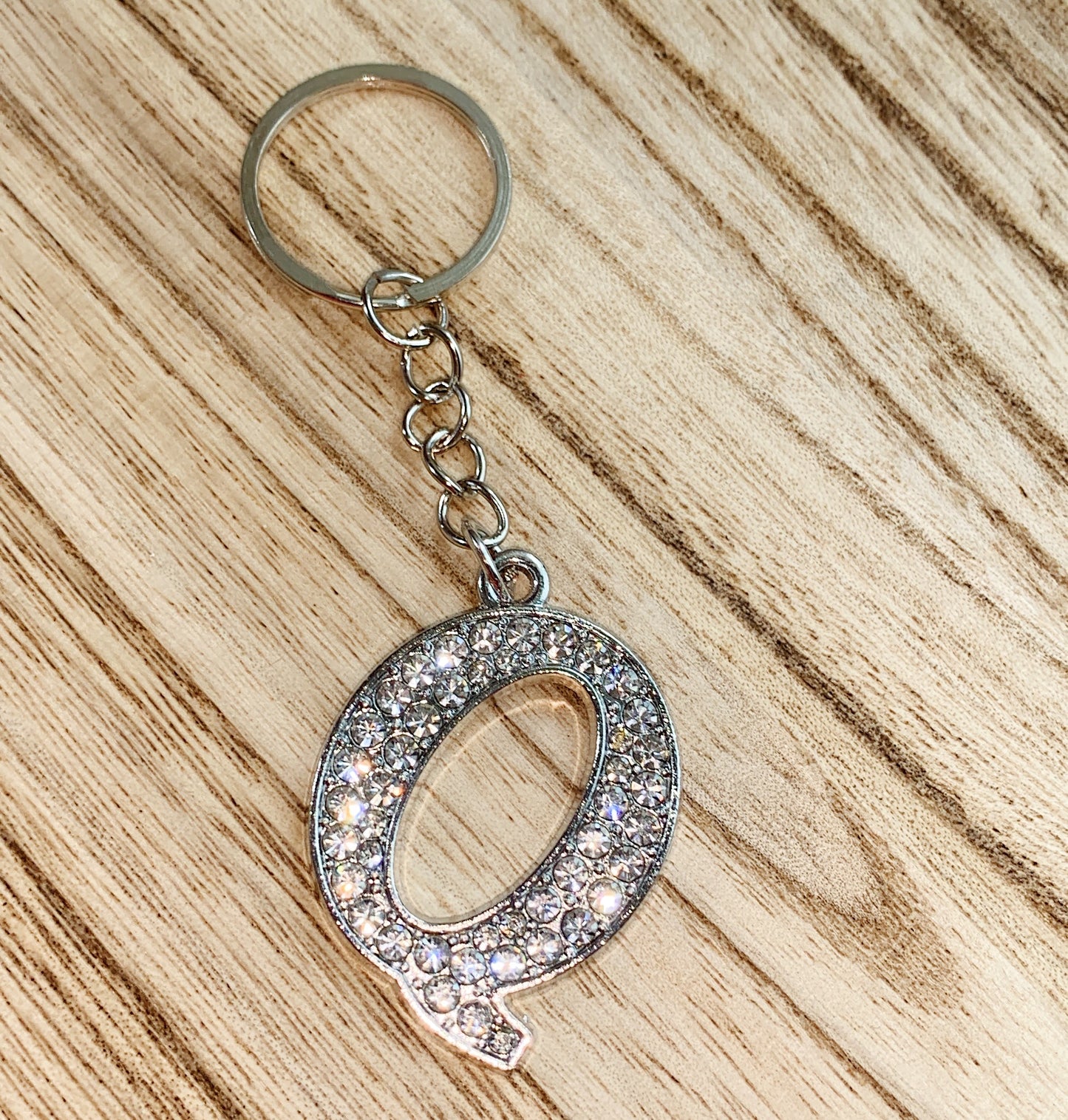 Bling Letter Keychain