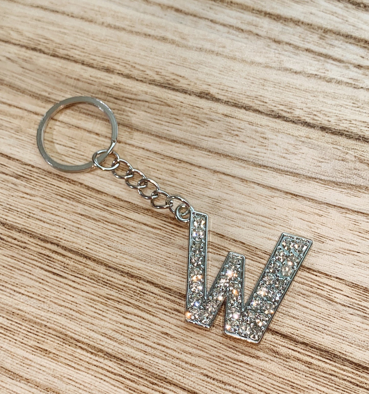 Bling Letter Keychain