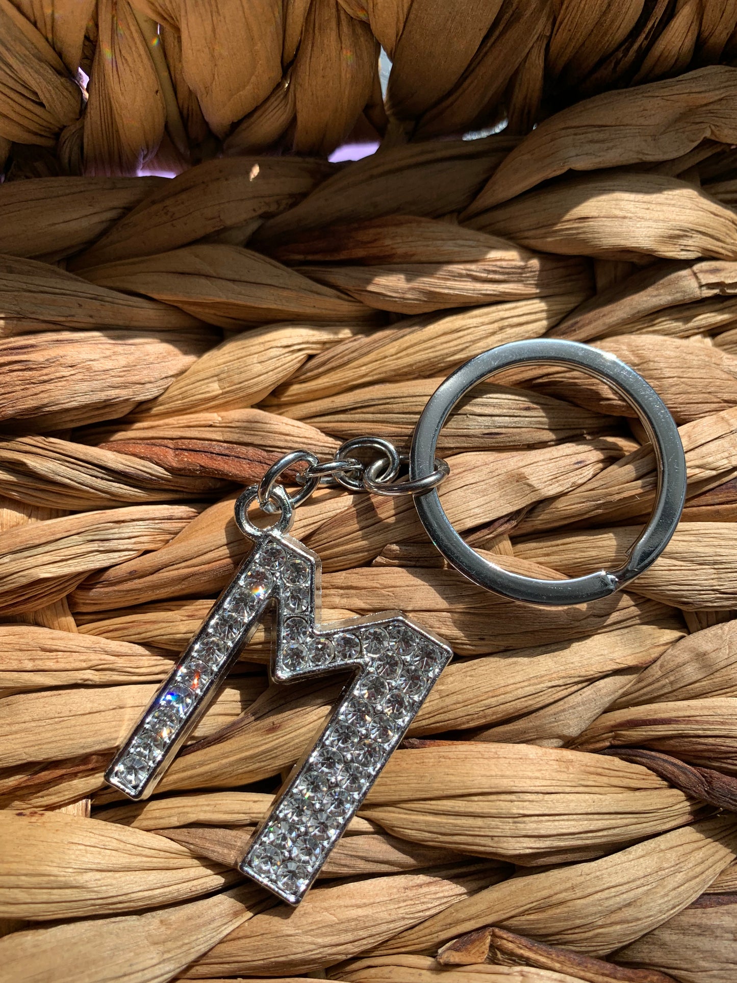 Bling Letter Keychain